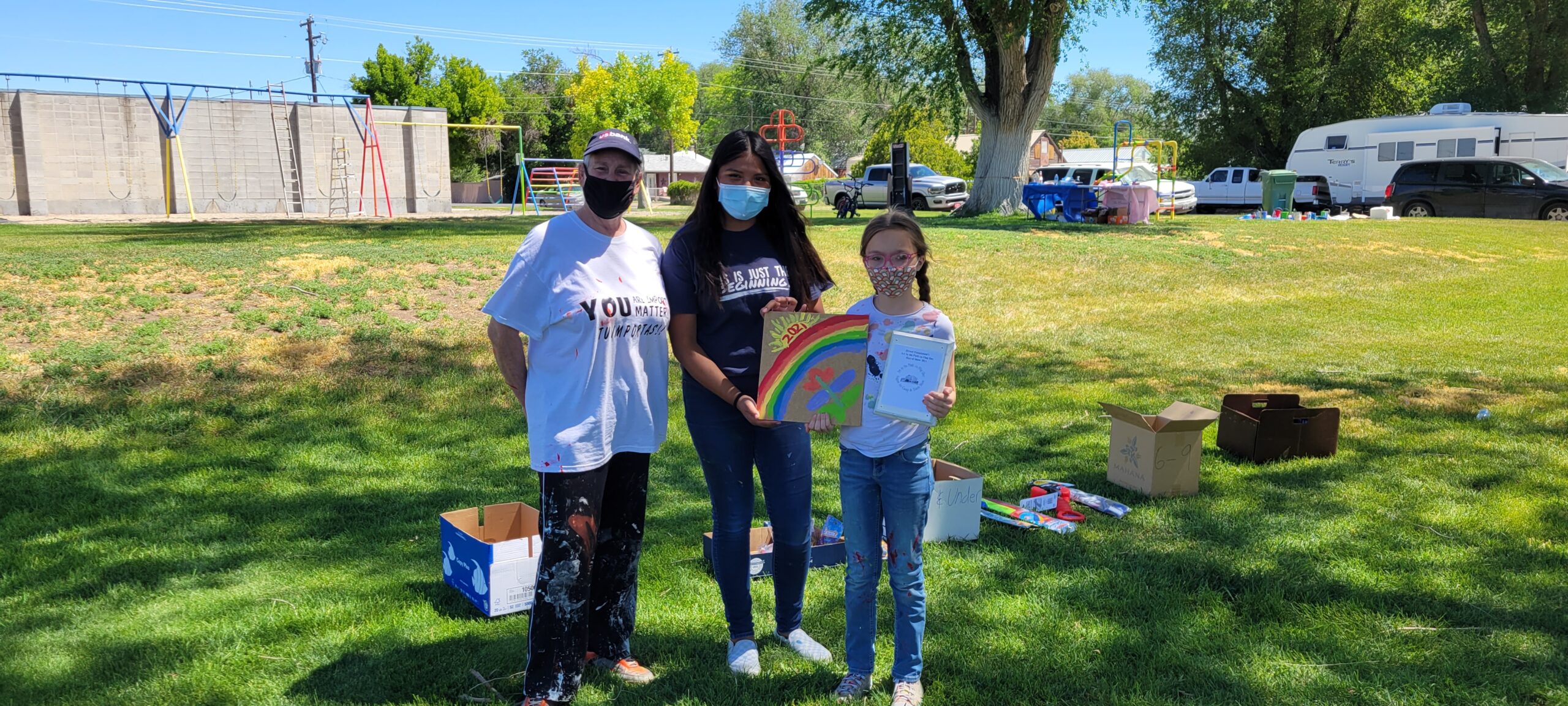 Art in the Park on Flag Day